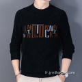 Jacquard tricot pour hommes tirer le pull